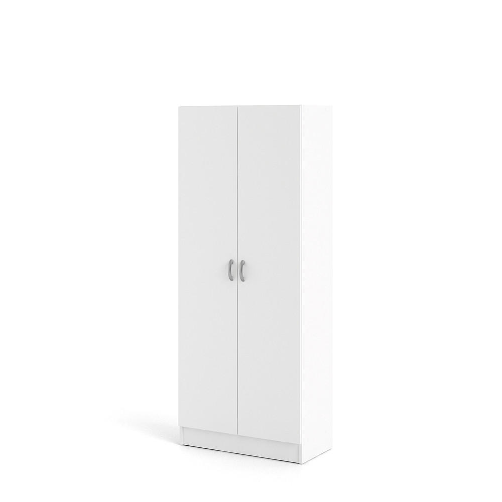 KLEIDERSCHRANK weiß - Weiß, Holzwerkstoff (69/170/35cm) - ebuy24