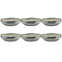 SUPPENTELLER Genesis Ø21cm - 6er-Set - Erde - Grau, Keramik (21cm) - Björn