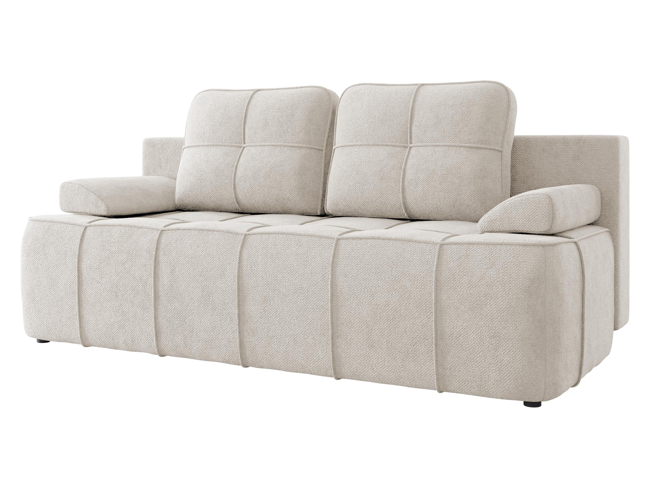 Mirjan24 Schlafsofa Creme 202x95x95 cm