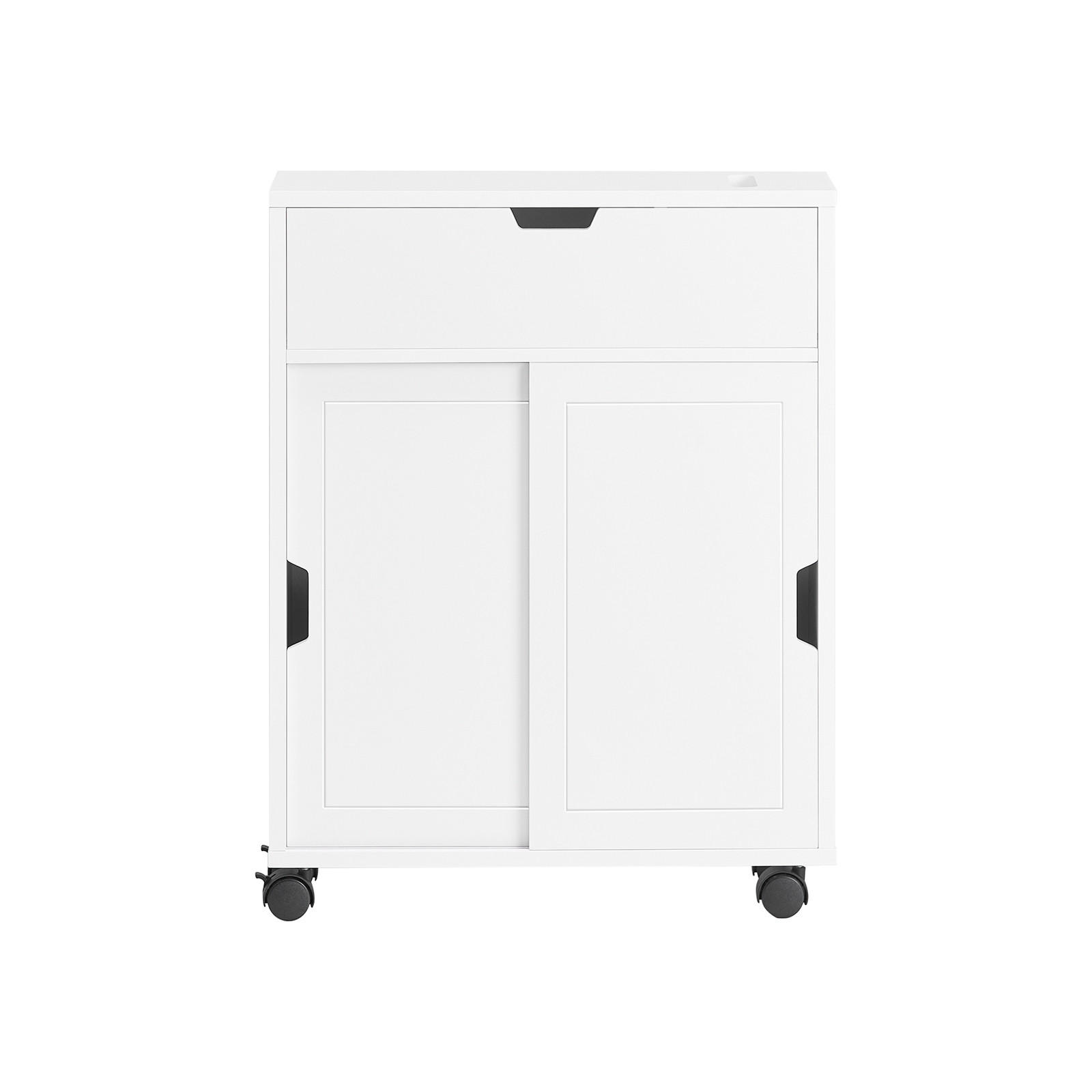 TOALETTPAPPERSHÅLLARE med skåp Vit 68x52x68cm 67/52/17 cm