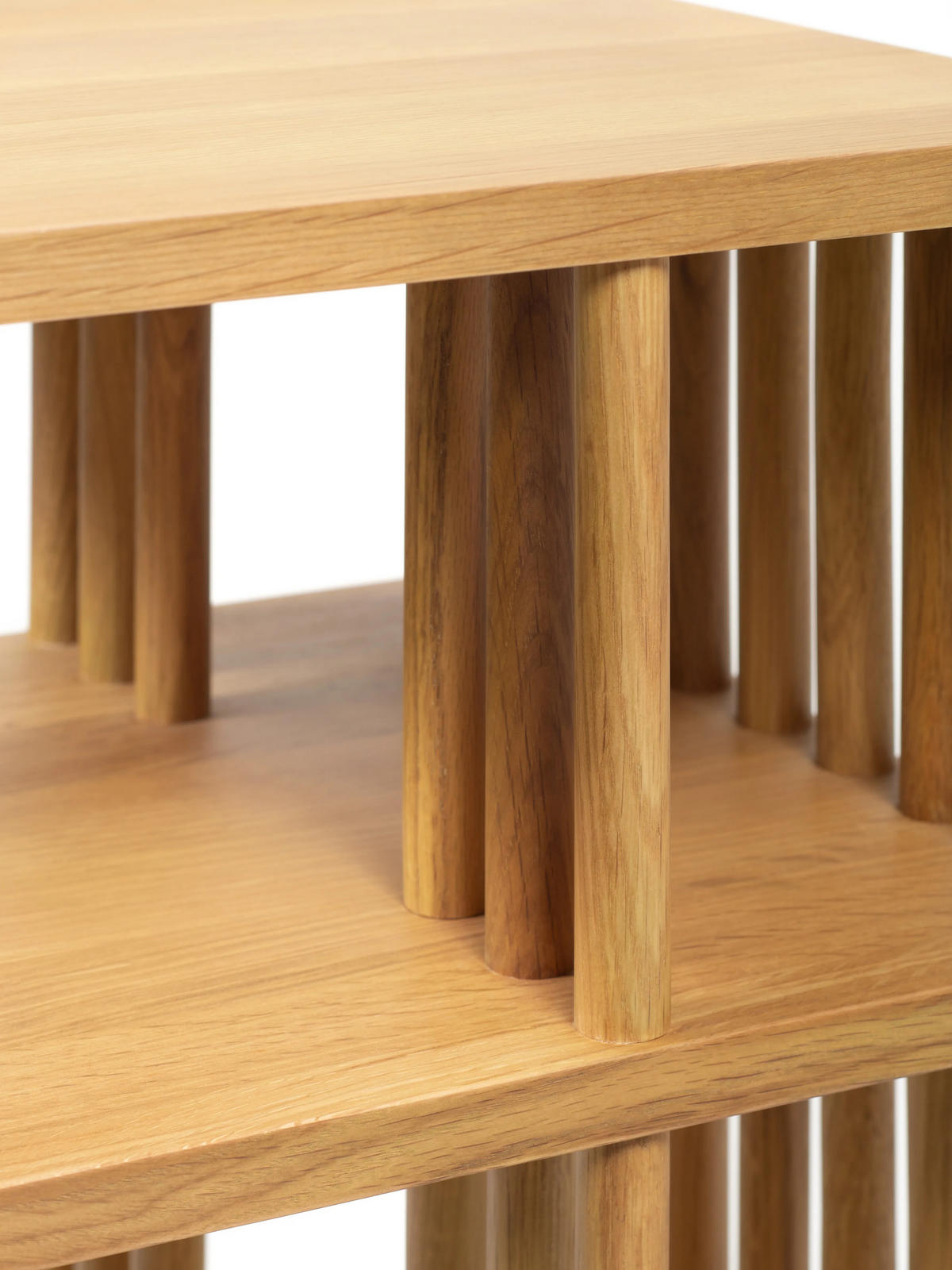 NACHTTISCH Isla, Eiche - Beige, Holz (35/65/35cm) - WOODEK