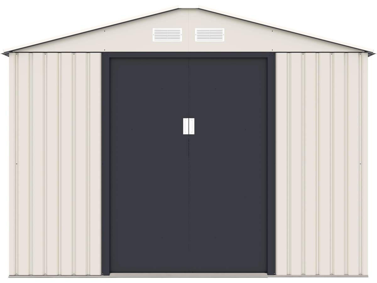 METALL-GARTENHAUS nebraska beige - Beige, Metall (277/202/191cm) - Habitat Garten