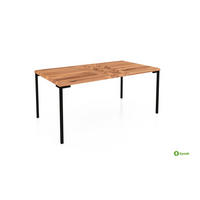 ESSTISCH AUSGEKLAPPT LEON 140x100 Kernbuche - Kernbuche, Holz (100/140/78cm) - byoak