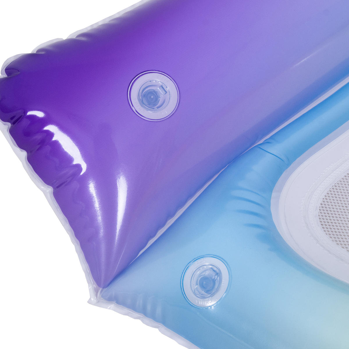 LUFTMATRATZE Jelly 117 x 76 x 15 cm mit Netzfläche Farbverlauf - Multicolor, Kunststoff (117/76/15cm) - Avenli