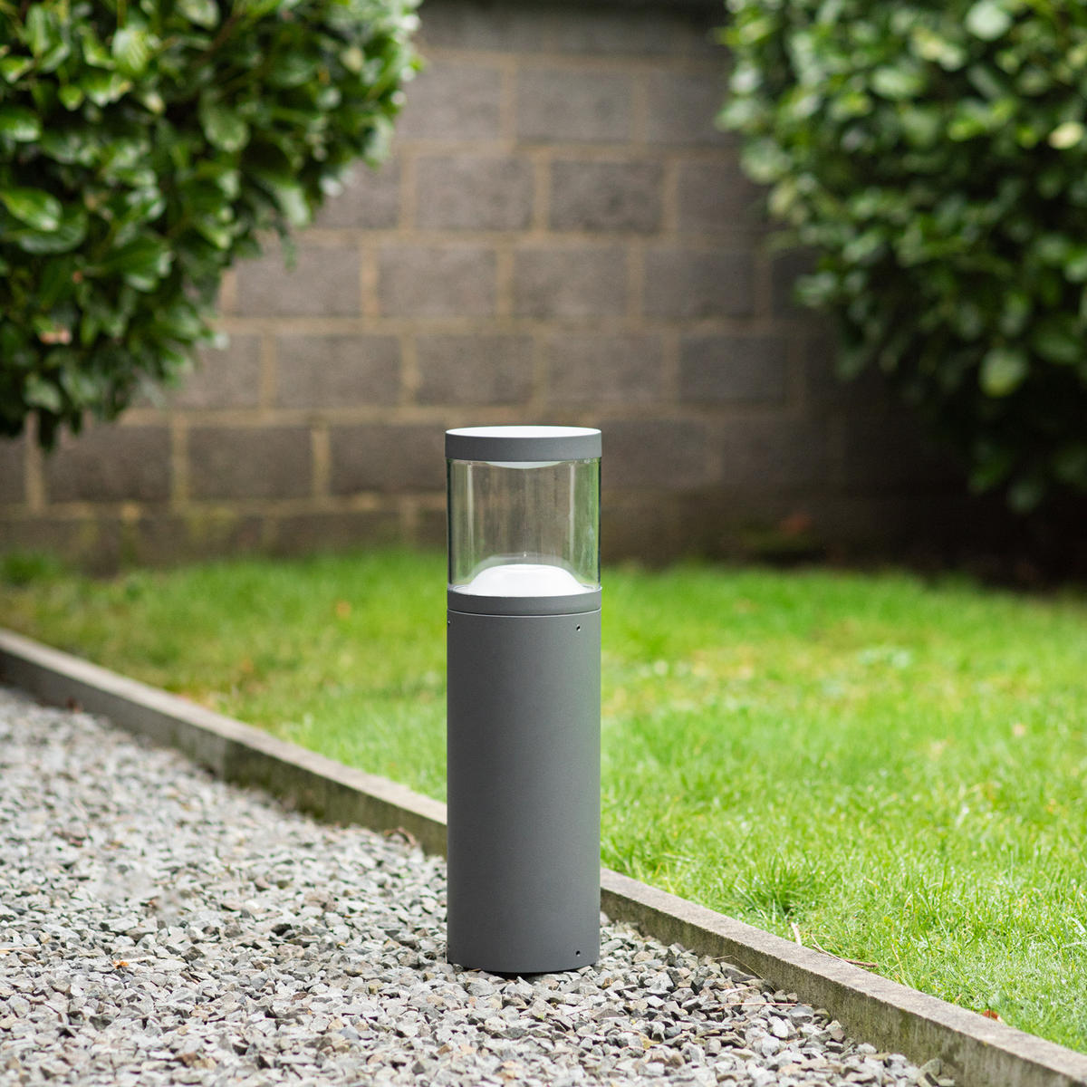 AUSSENLEUCHTE Giulia 50 - Anthrazit, Metall (14.7/14.7/50cm) - Paco Home