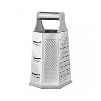 KÜCHENREIBE Silber 11,5/14,5/23,5 cm 62932 - Silberfarben, Metall (14.5/23.5/11.5cm) - Kinghoff 