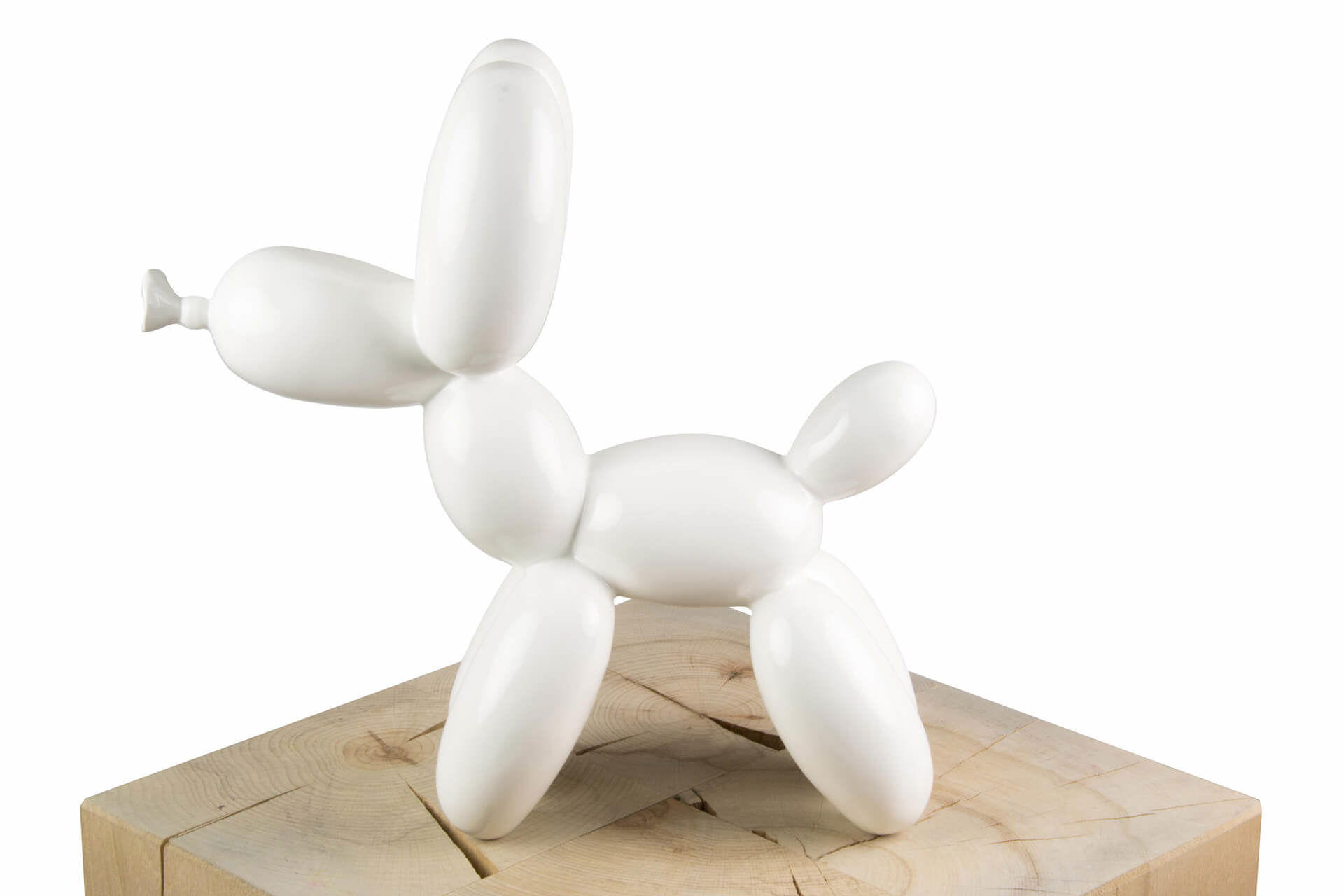 SKULPTUR Weiß 28/26 cm - Weiß, Stein (28/26/10cm) - KUNSTLOFT