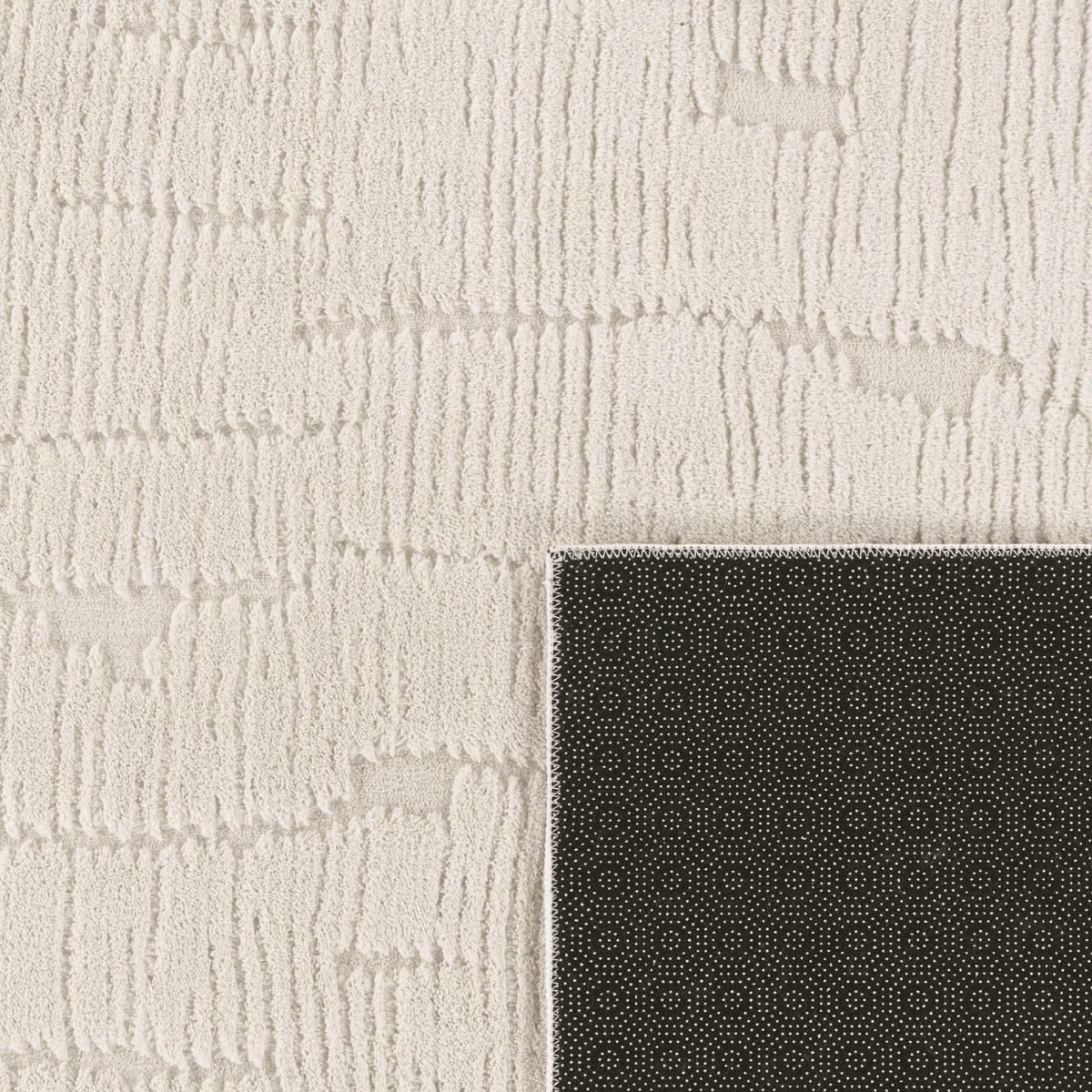 HOCHFLORTEPPICH 160/160 cm Tokio 475 - Creme, Kunststoff (160/160cm) - Paco Home