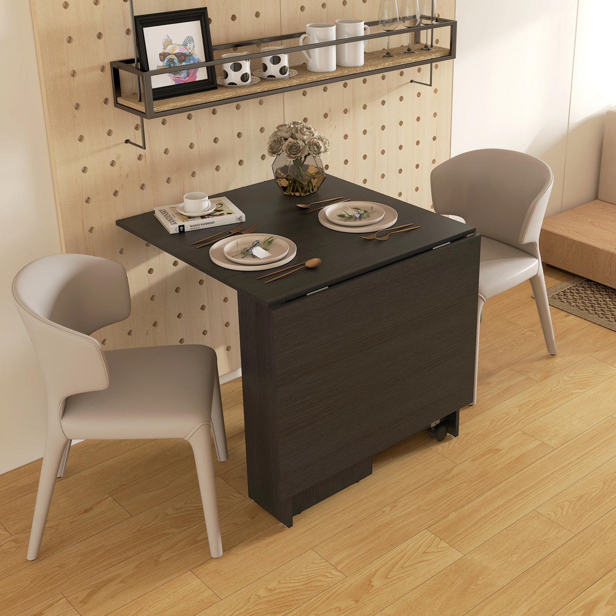 ESSTISCH Schwarz 1 Stück - Schwarz, Kunststoff (140/80/74cm) - GiPP