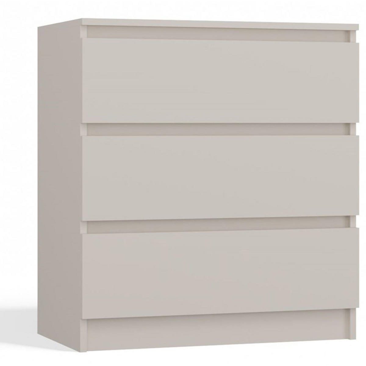 KOMMODE Malwa greige, 75 x 70 x 40 cm - Kaschmir, Holzwerkstoff (70/75/40cm) - Selsey