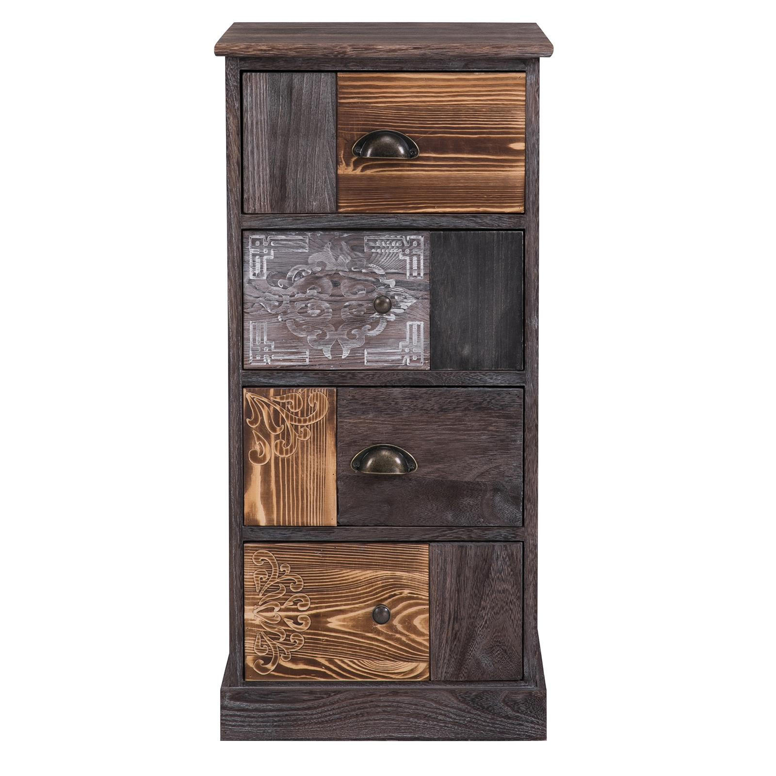 KOMMODE MARA - Graubraun, Holz (40/84/37cm) - CARO-Möbel