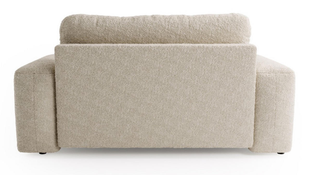 SOFA Dunkelbeige ILO Mit Schlaffunktion Und Bettkasten - Beige, Textil (190/94/110cm) - Sepro Meble