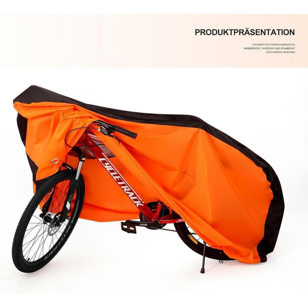 FAHRRADABDECKUNG Wasserdicht 200 x 70 x 110 cm - Multicolor, Textil (70/110/200cm)
