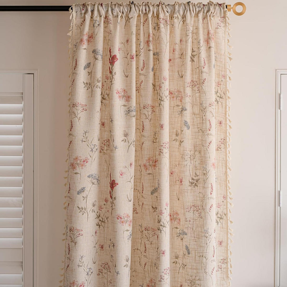 VORHÄNGE – 150 cm breit, 200 cm lang – 2 Schals - Weiß, Textil (200/1/150cm)