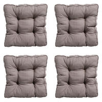 SITZKISSEN Basic 47/47 cm 4er-Set - Taupe, Textil (47/8/47cm) - Madison