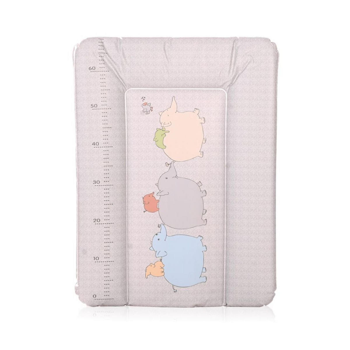 WICKELAUFLAGE Softy 50 x 70 cm grau PVC, waschbar, 50 x 70 cm, für unterwegs, leicht zu reinigen - Grau, Kunststoff (50/70cm) - Lorelli