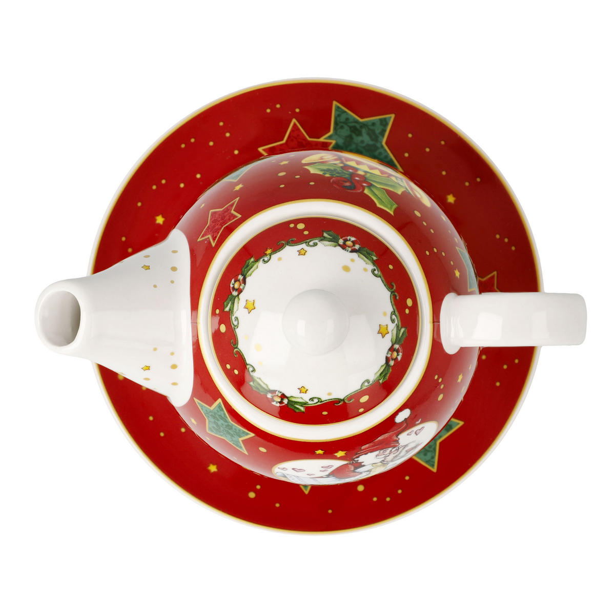 TEESET Tea for One Mary Engelbreit - Home Sweet Home 3-tlg., Fine Bone China, Bunt, 350 ml - Multicolor, Keramik (15.5/15.5/15.5cm) - Goebel
