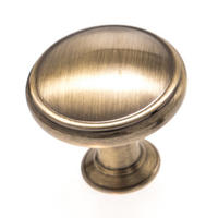 MÖBELKNOPF Altmessing poliert Retro Türknauf Kommode Schrankgriff Möbelgriff - Messingfarben/Kupferfarben, Metall (3/2.7/3cm)