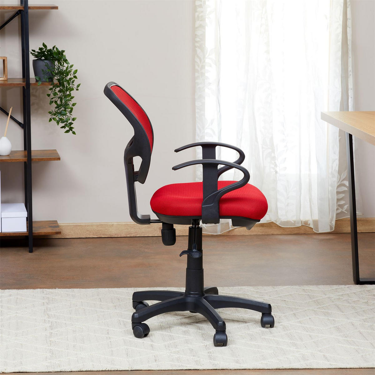 KINDERDREHSTUHL COOL - Rot, Textil (58/97/58cm) - IDIMEX