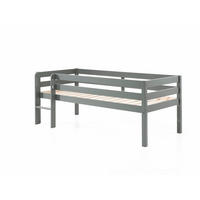KOJENBETT Karolina 208x83x105 aus Massivholz in Grau - Hellgrau, Holz (90/200cm) - 58aufmkessel
