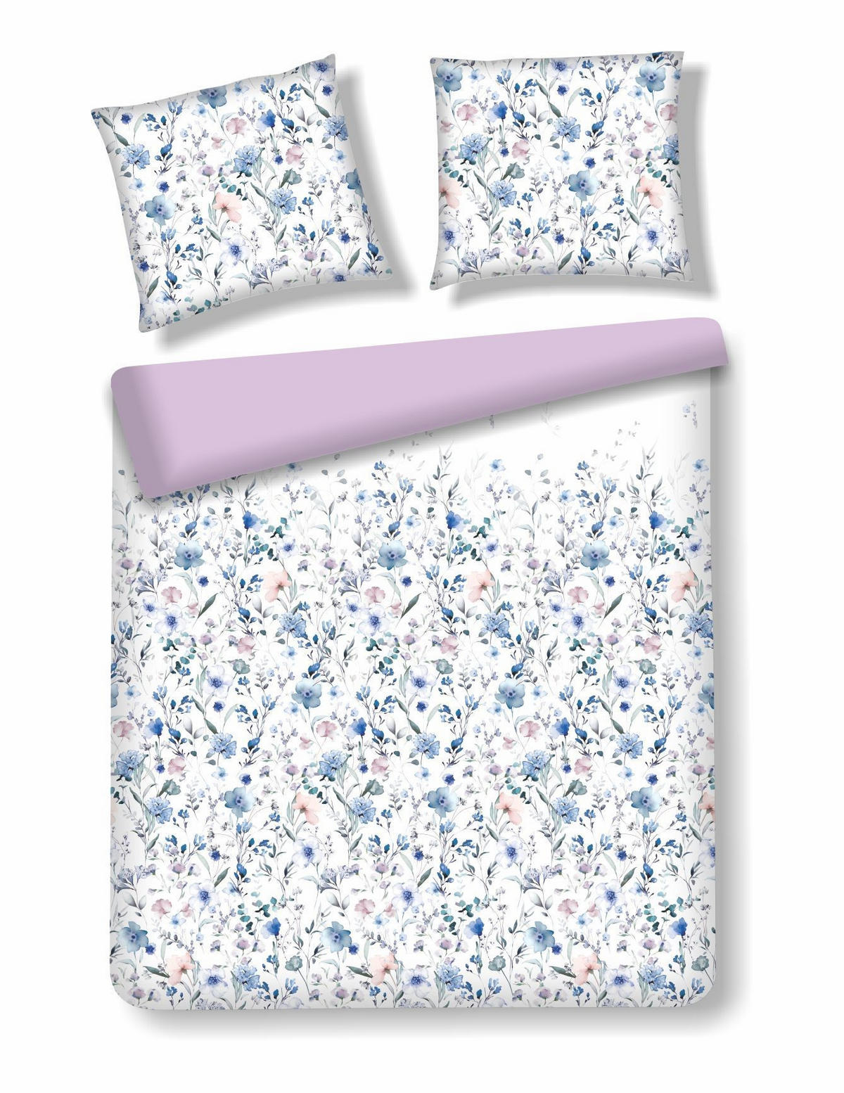 BETTWÄSCHE Louisa - Weiß, Textil (160/200cm) - home&you