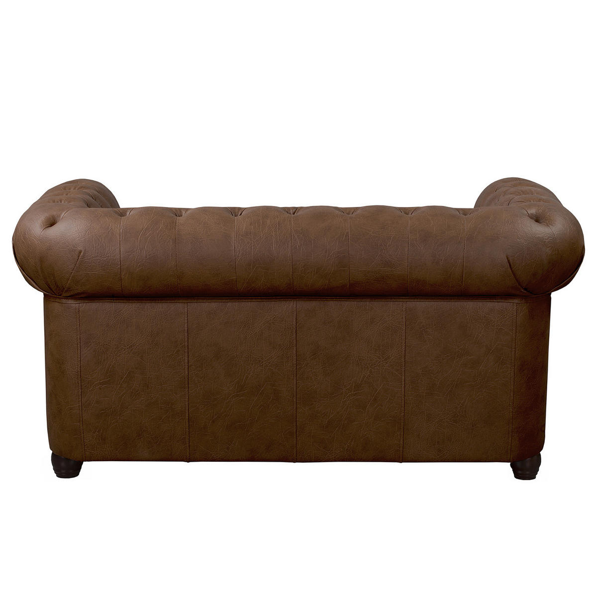 2-SITZER SOFA - Buchefarben/Braun, Kunststoff/Buchenholz (148/72/86cm) - home24