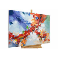 ACRYLBILD HANDGEMALT 120/80 cm - Multicolor, Holz/Textil (120/80cm) - KUNSTLOFT
