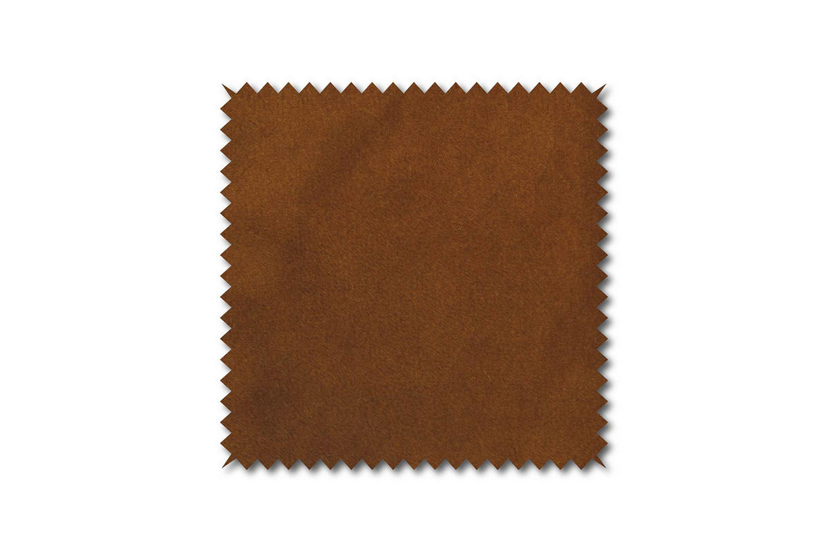 POLSTERBANK ARLY Orange Velvet - Orange, Textil (173/80/77cm) - KAWOLA