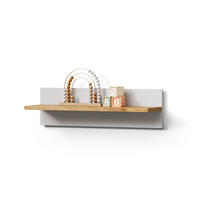 WANDREGAL KINDERZIMMER Mailo Weiß/Artisan 70 x 20 cm - Weiß/Eiche Artisan, Holzwerkstoff (70/20/18.4cm) - Livinity®