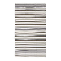 FLACHWEBETEPPICH Baumwolle gestreift 60/100 cm - Grau, Textil (60/100cm) - Homescapes