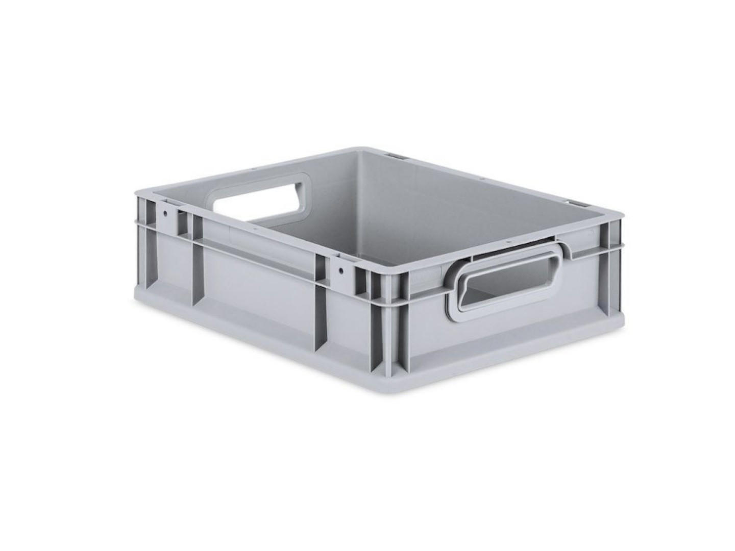 EUROBOX 5x Nextgen Economy Griffe Offen 12x30x40cm 11 Liter - Grau, Kunststoff (30/12/40cm) - PROREGAL