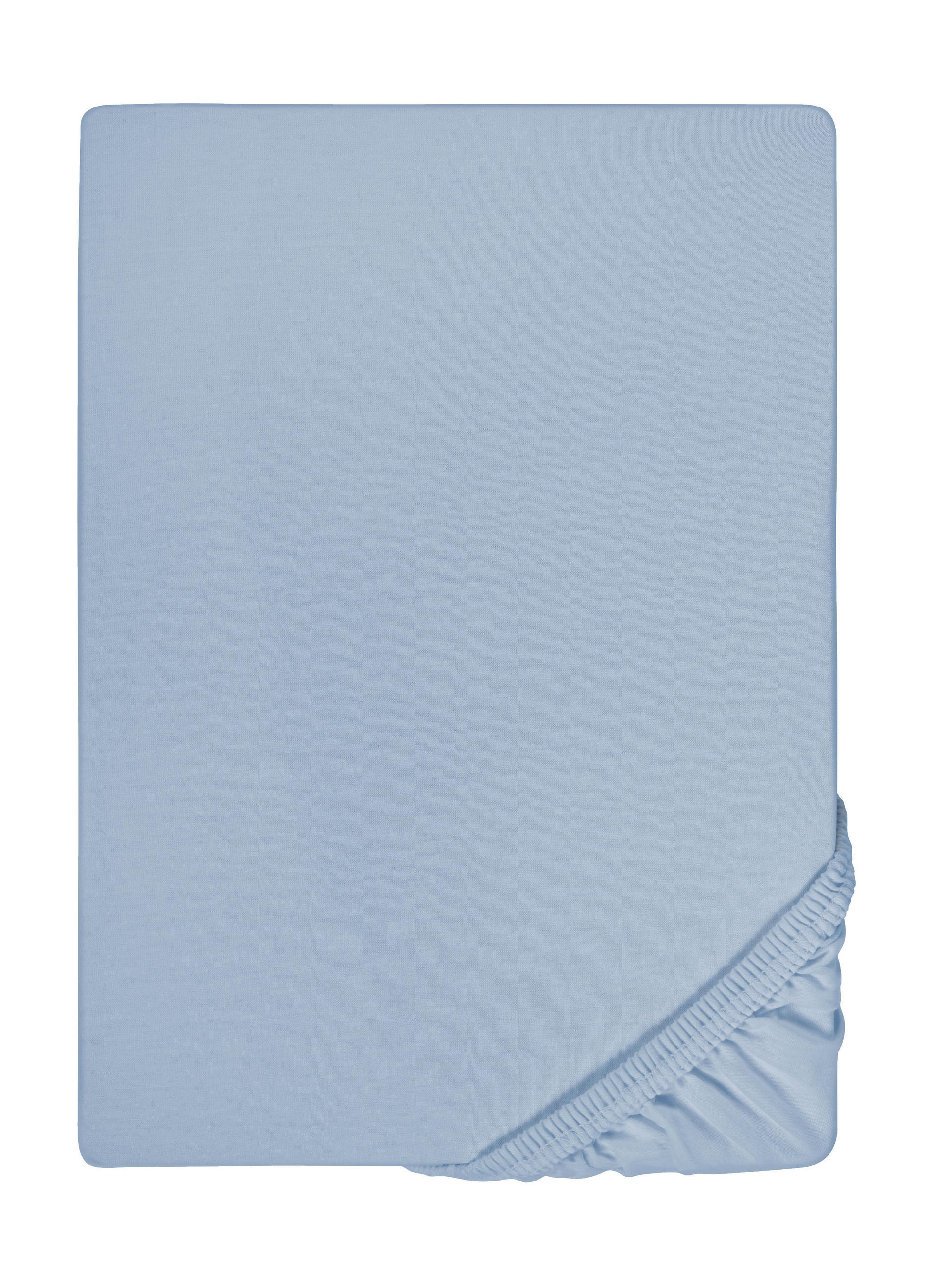 biberna Spannbetttuch Hellblau 100x200 cm