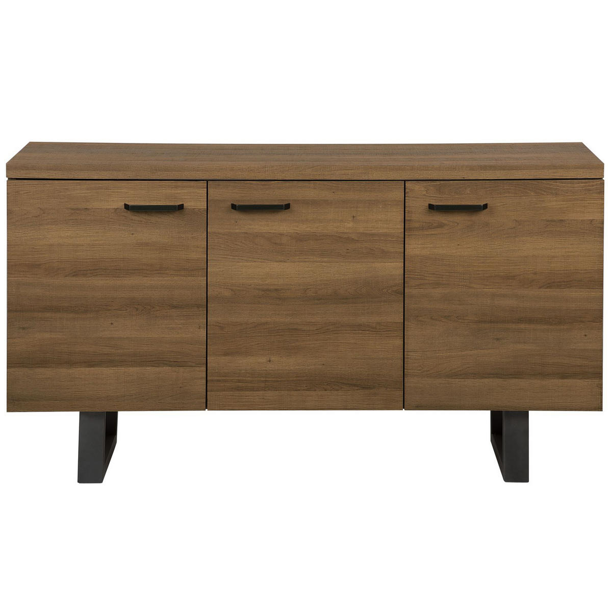 SKŘÍŇ Tmavě hnědá Timber - hnědá, kompozitní dřevo (140/79/42cm) - Beliani