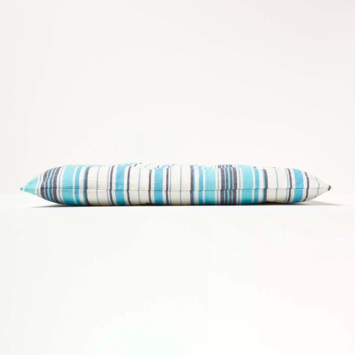 STUHLKISSEN 4er-Set, New England gestreift 40/40/5 cm - Blau, Textil (40/40/5cm) - Homescapes