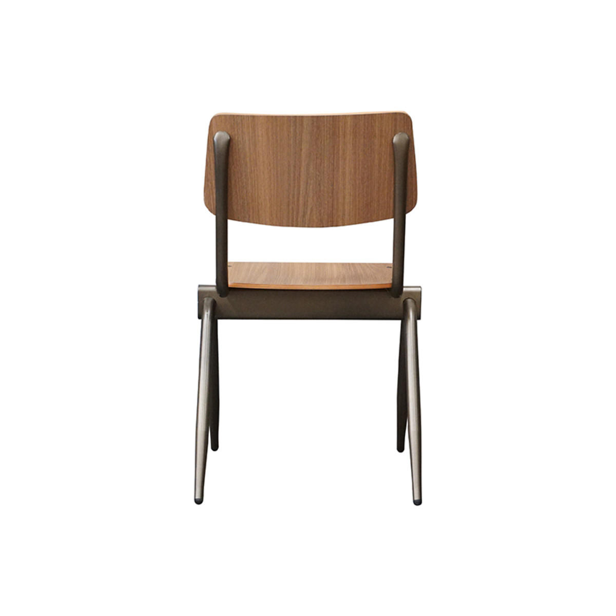 ESSZIMMERSTUHL Massiv Braun 55/49/81 cm 2er-Set - Braun, Holz (49/81/55cm) - LABEL51
