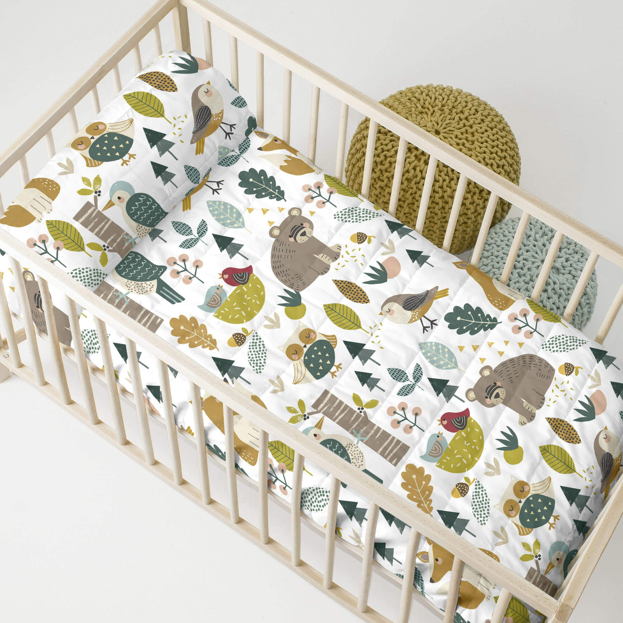 TAGESDECKE harvestwood 100x130 cm (kinderbett) mehrfarbig - Multicolor, Textil (100/130cm) - Happy Friday