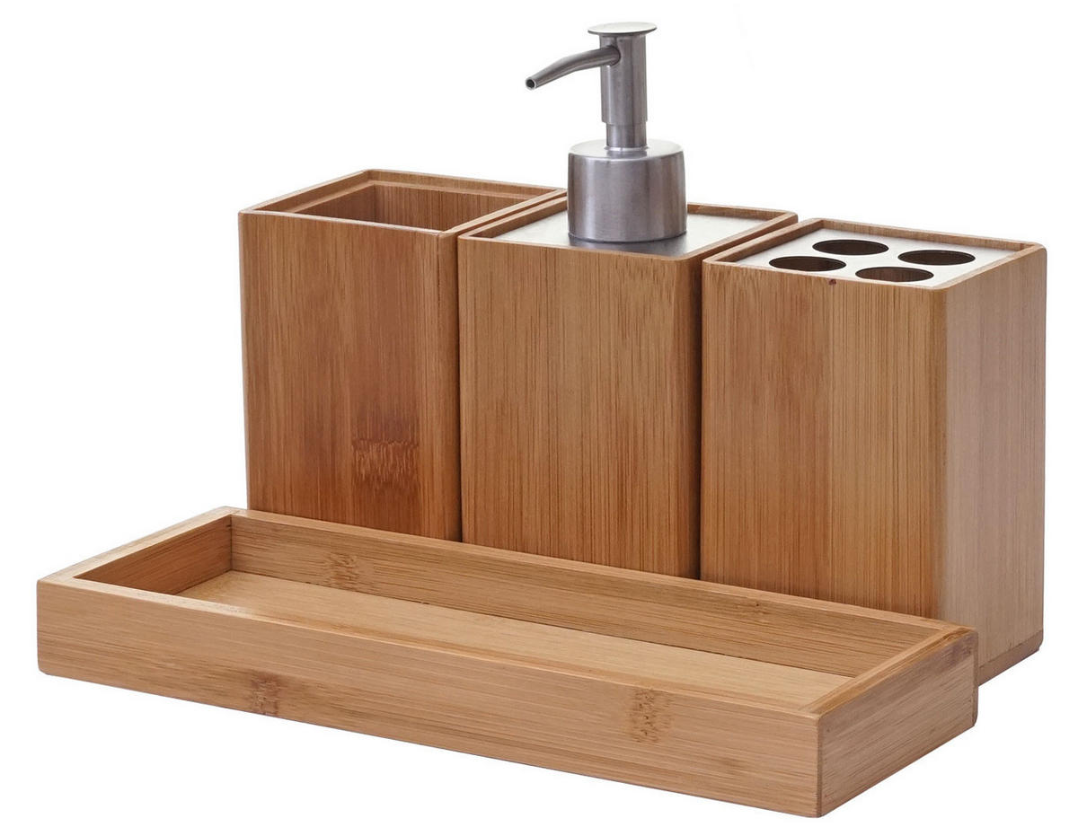 BADSET Braun - Braun, Holz (23/17/9cm) - MCW