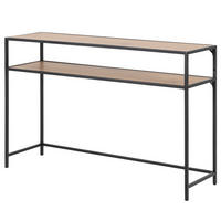 KONSOLENTISCH - Wildeiche, Holzwerkstoff/Metall (35/120/79cm) - home24