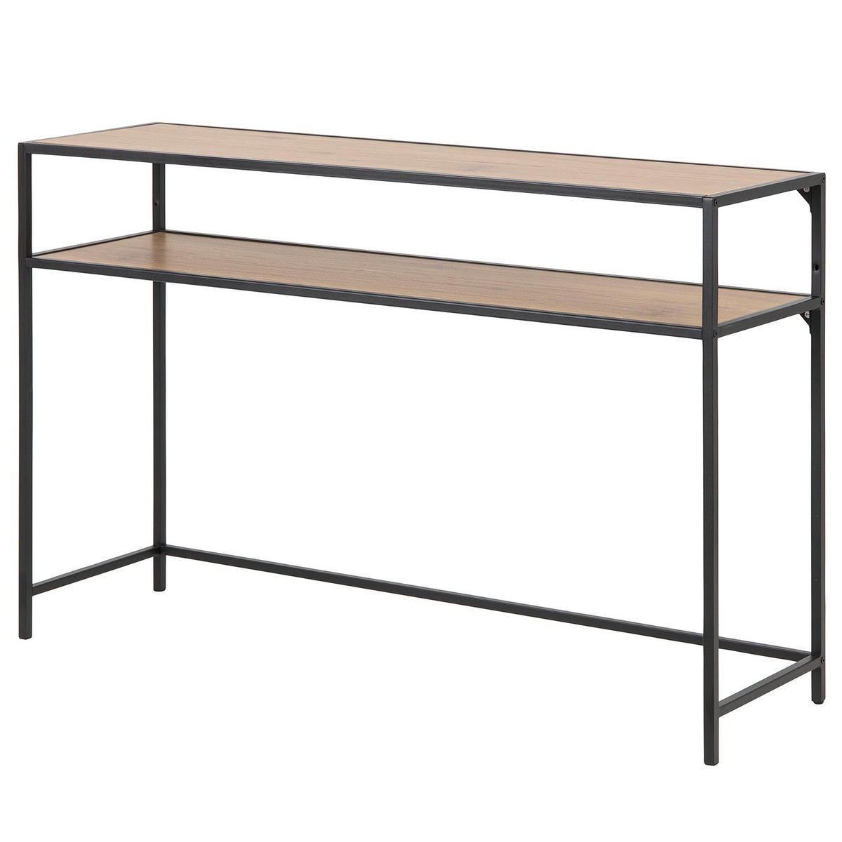 KONSOLENTISCH - Wildeiche, Holzwerkstoff/Metall (35/120/79cm) - home24