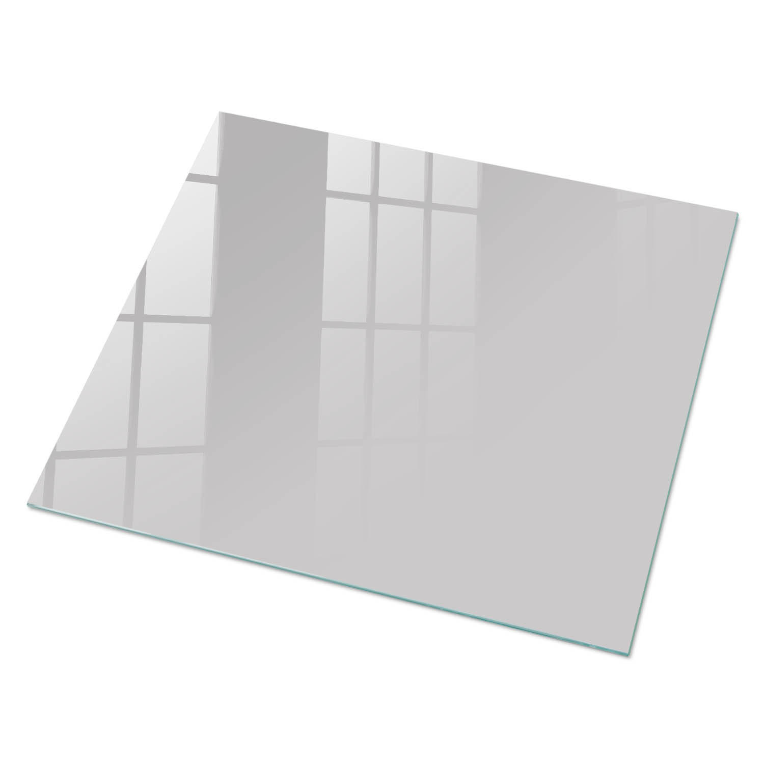 GLASPLATTE 80x60 cm – Grau - Creme, Glas (0.4/80/60cm) - ArtPrintCave