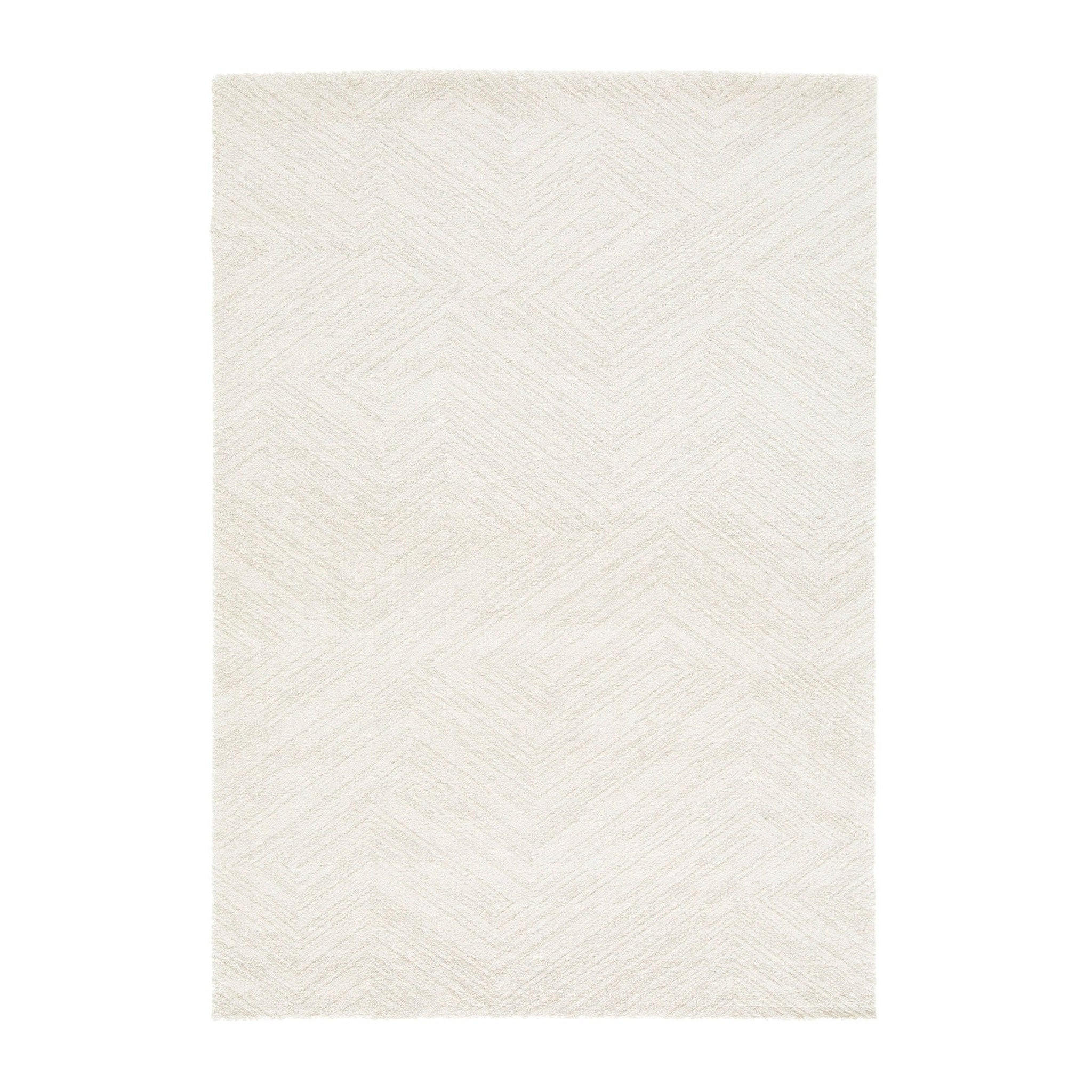 TEPPICH ultraweich aus recycelten Fasern weiß - Weiß, Textil (200/290cm) - AFK Living