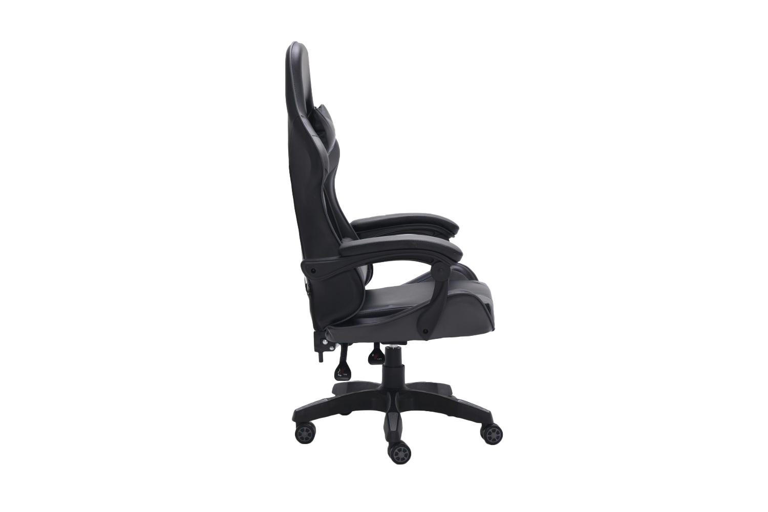 GAMING-DREHSTUHL REMUS GRAU - Grau, Holzwerkstoff (66/125/62cm) - CDF