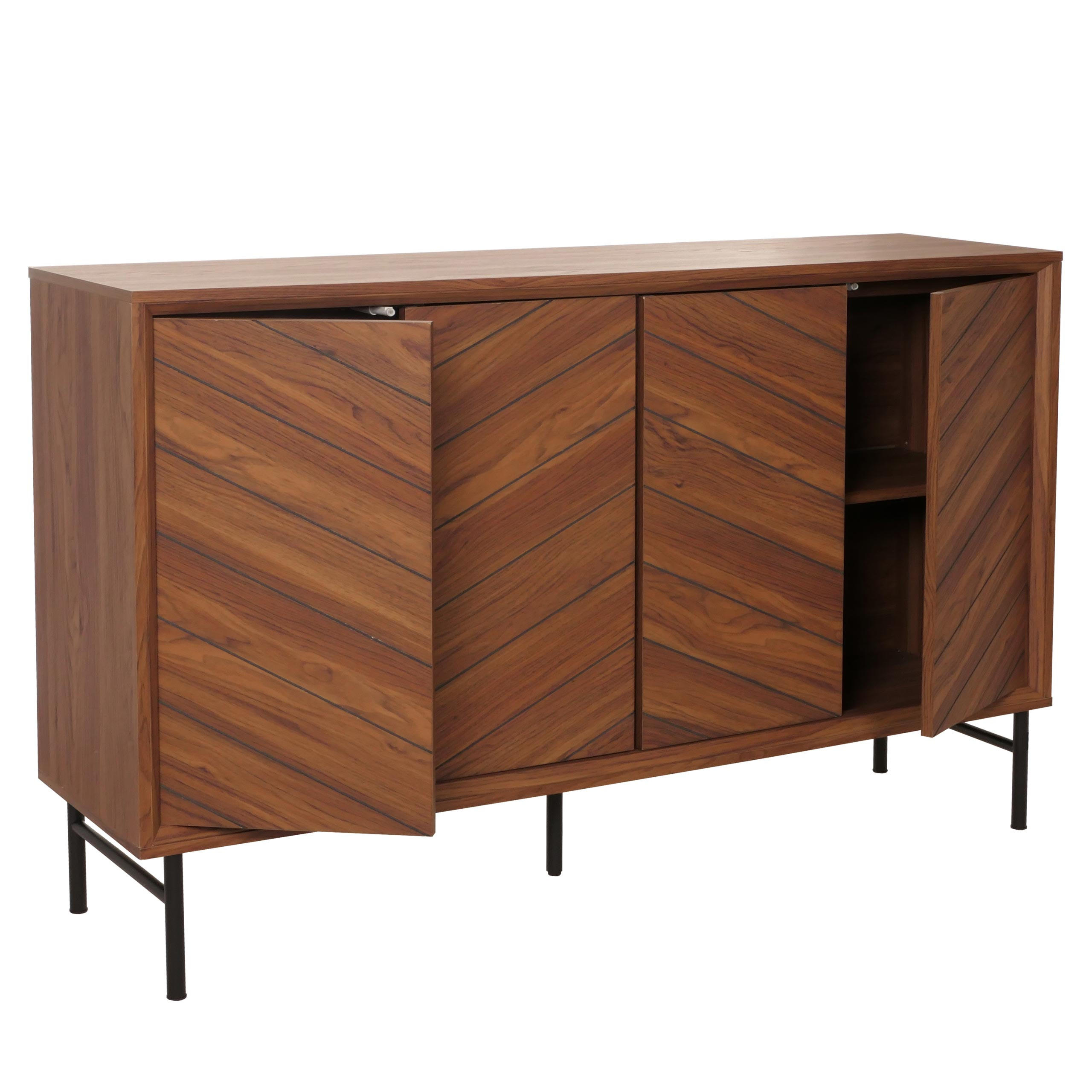 SIDEBOARD Braun - Braun, Holz (151/94/40cm) - MCW