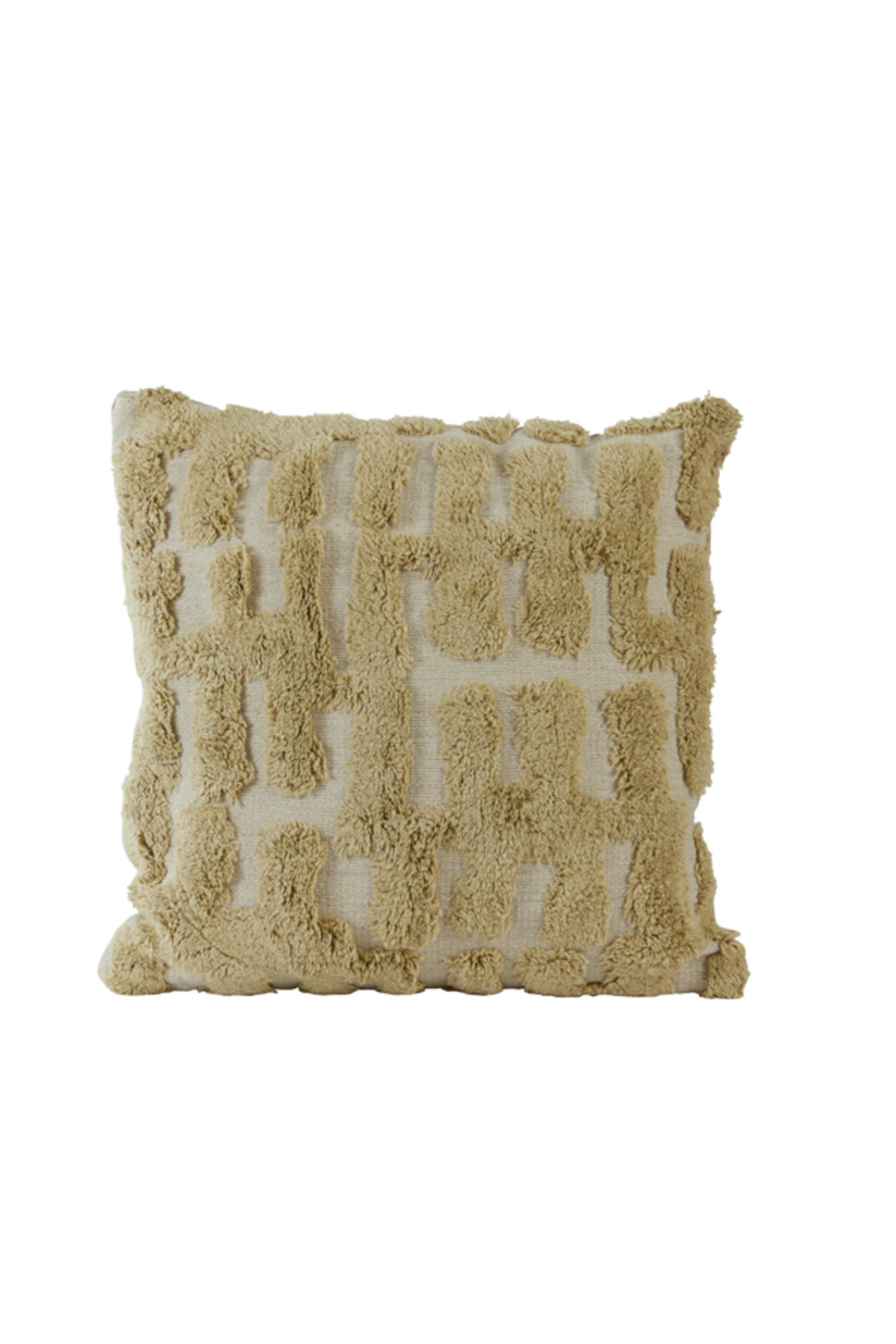 DEKOKISSEN Sarmi Grün 45/45 cm - Grün, Textil (45/45cm) - Light & Living