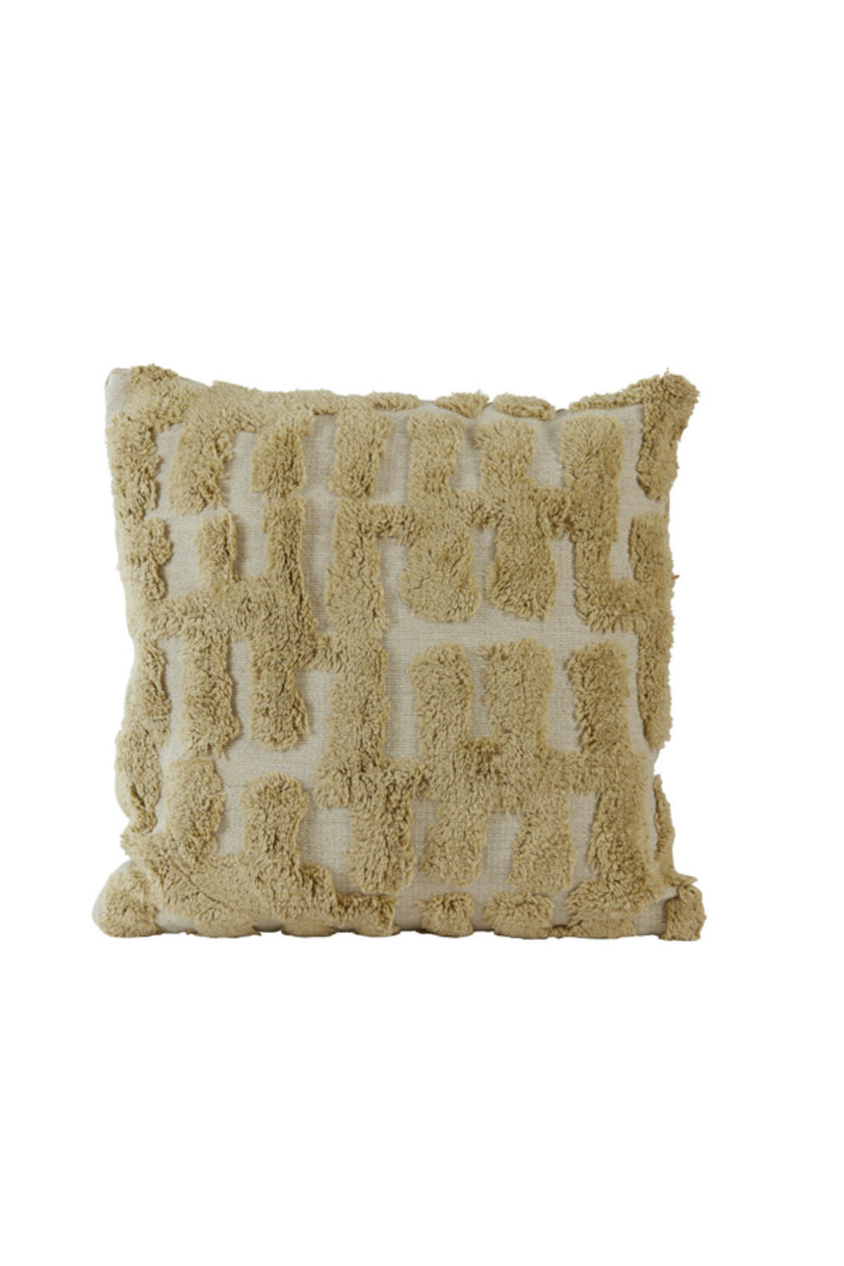 DEKOKISSEN Sarmi Grün 45/45 cm - Grün, Textil (45/45cm) - Light & Living