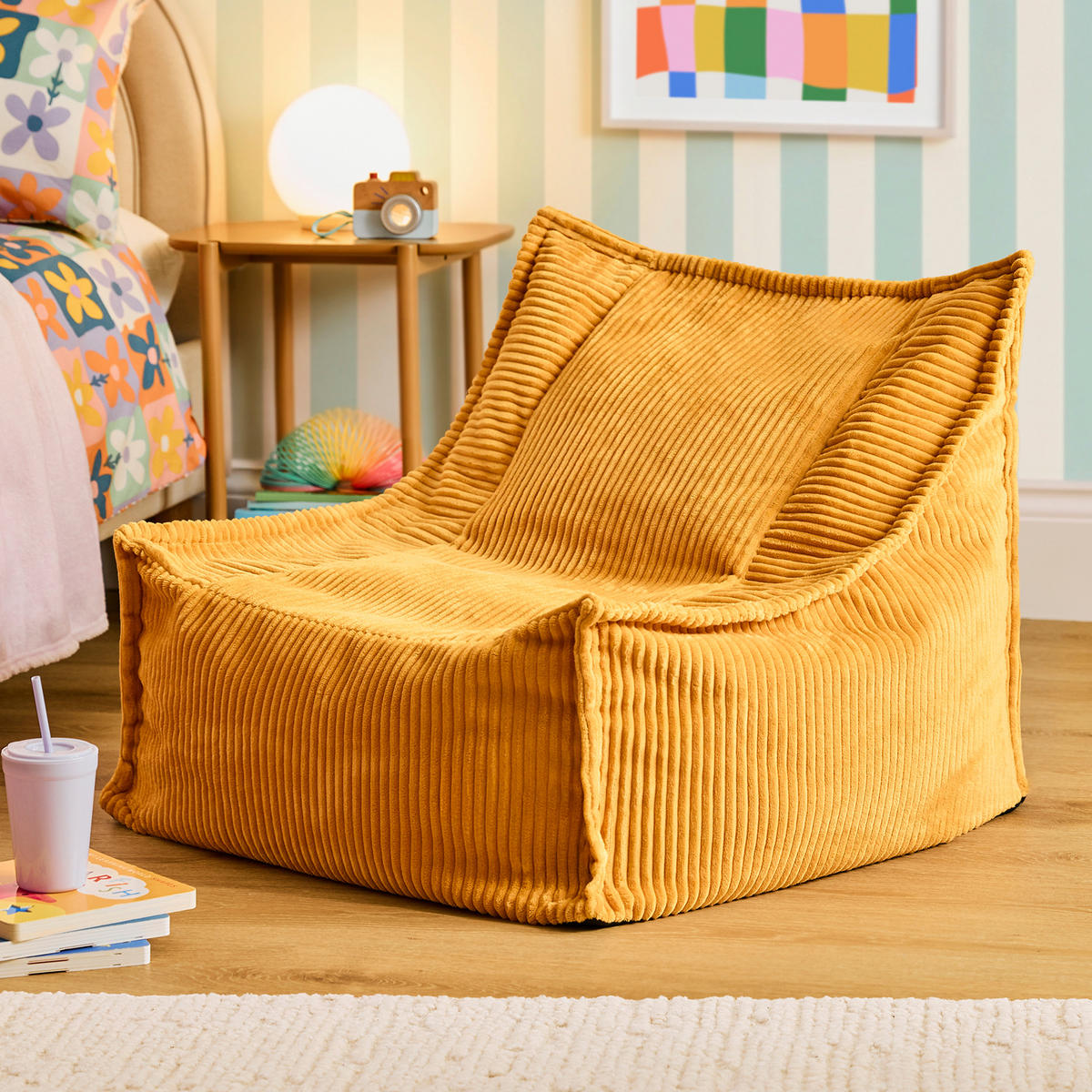 KINDERSITZSACK Sessel Alto - Gelb, Textil (67/60/67cm) - icon