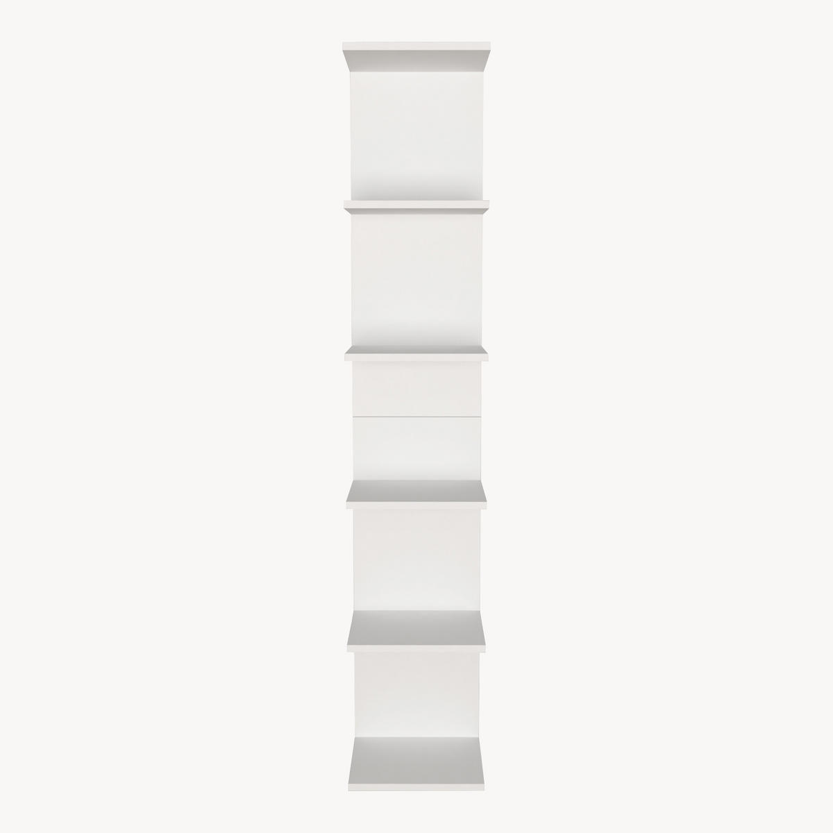 WANDREGAL Surahammar - Weiß, Holzwerkstoff (34.5/180/31.5cm) - [en.casa]