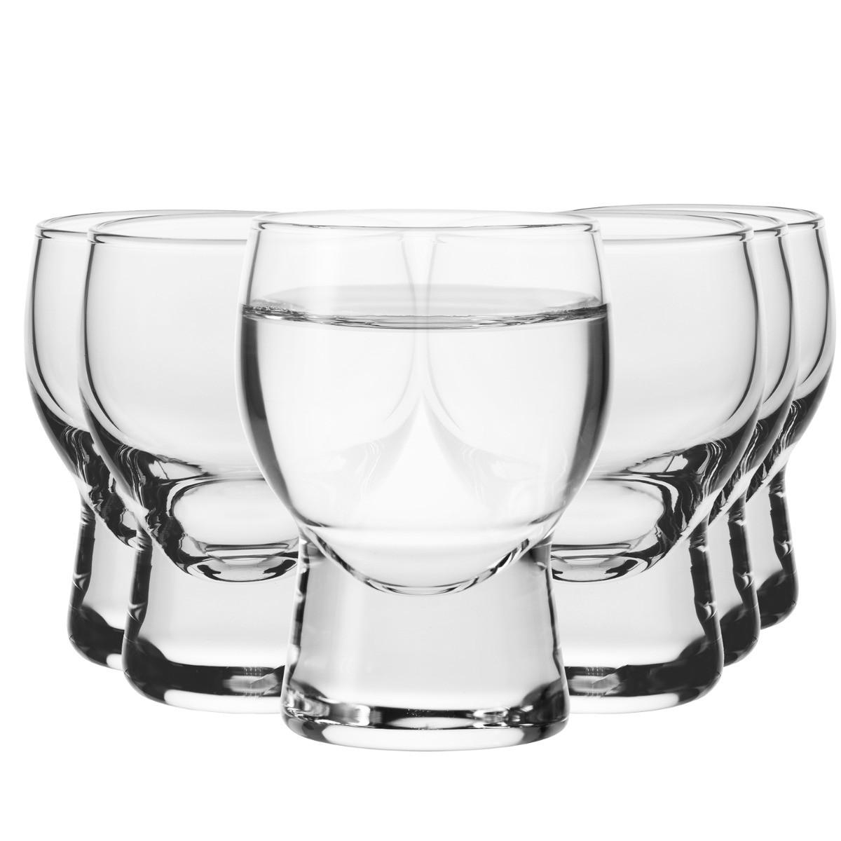 SCHNAPSGLÄSER STERLING, 6ER-SET, 40 ML - Transparent, Glas (0.04L) - Krosno Glass