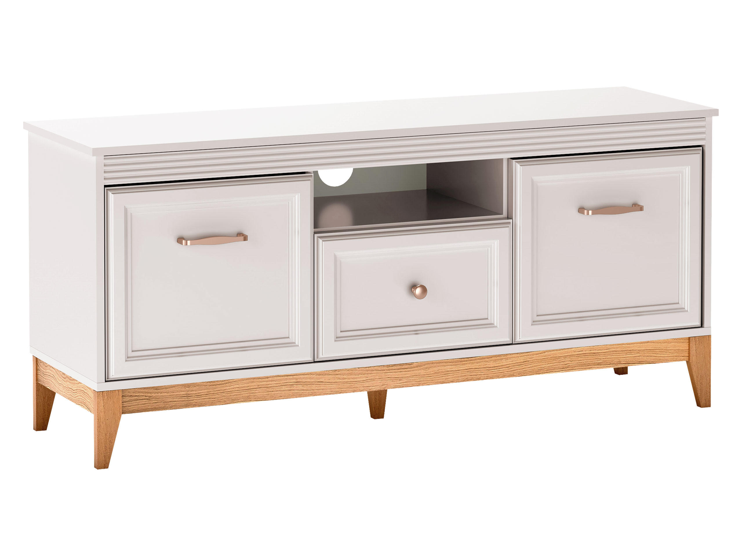 Mirjan24 Tv-Lowboard Kaschmir 136x62x41 cm