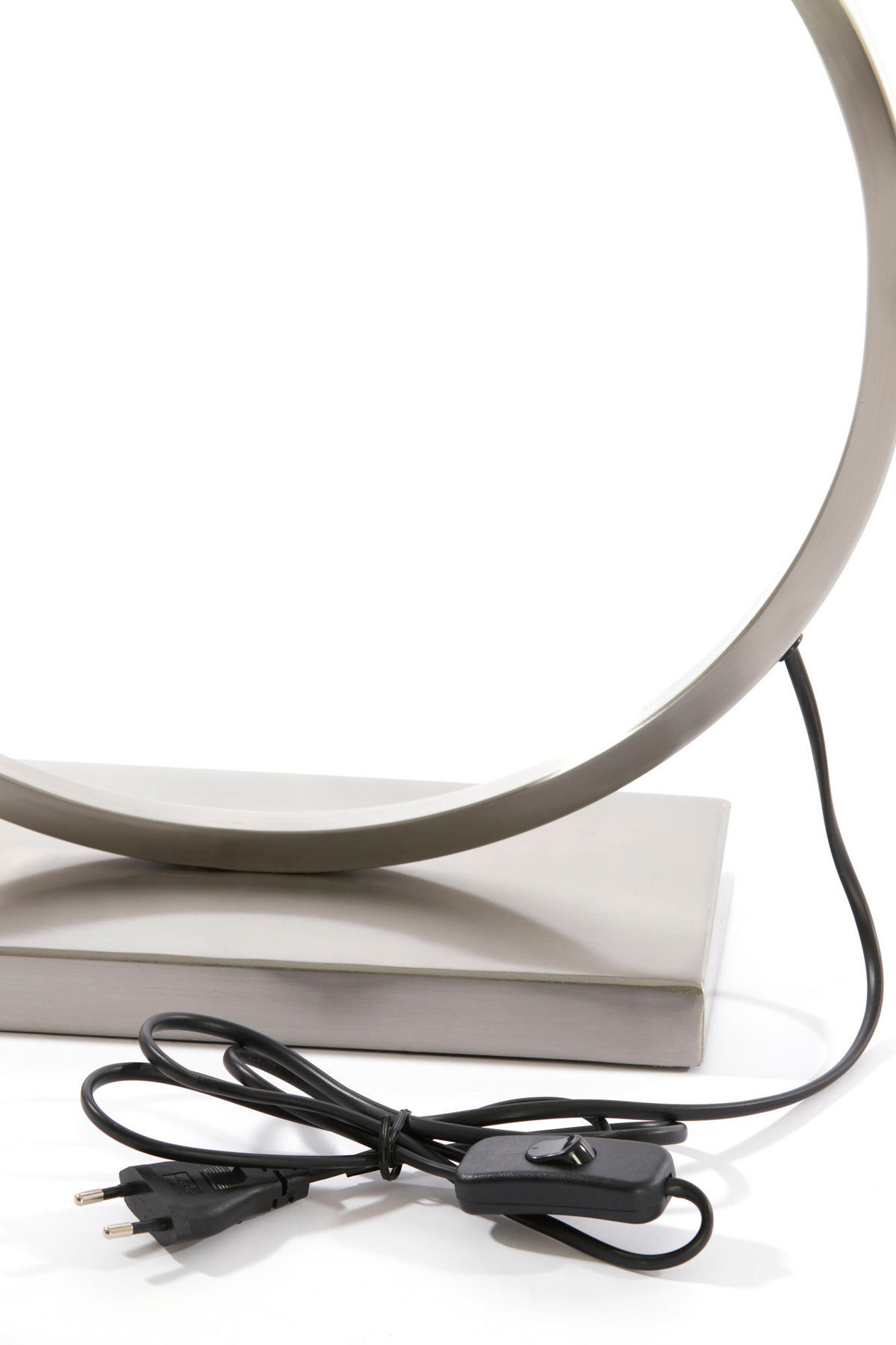 LAMPENFUSS Liva Silber Ø40/52 cm - Silberfarben, Metall (40/13/47cm) - Light & Living